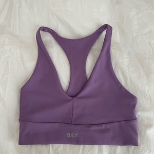 Setactive purple luxform sports bra